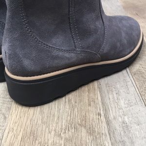 clarks sharon swing wedge bootie